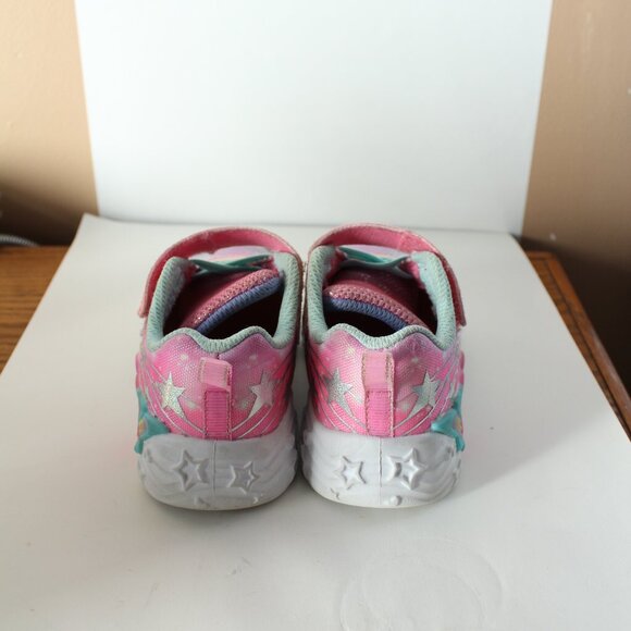Skechers Size 7 Light Up Unicorn Design Runners - Picture 3 of 4